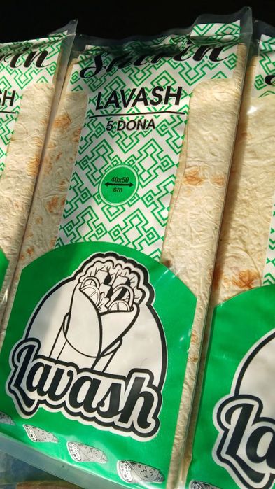 Тонкий лаваш хамири.