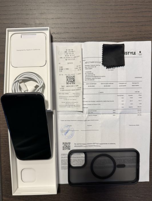 Чисто нов, неизползван, Apple IPhone 14 128GB Midnight