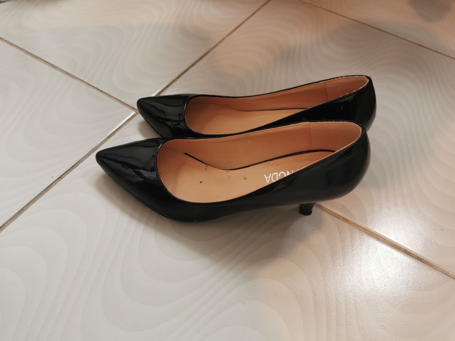 Pantofi stiletto bleumarin