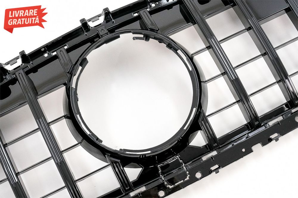 Grila Centrala Mercedes CLS-Class C257 (2018+) GTR Design Negru Lucios