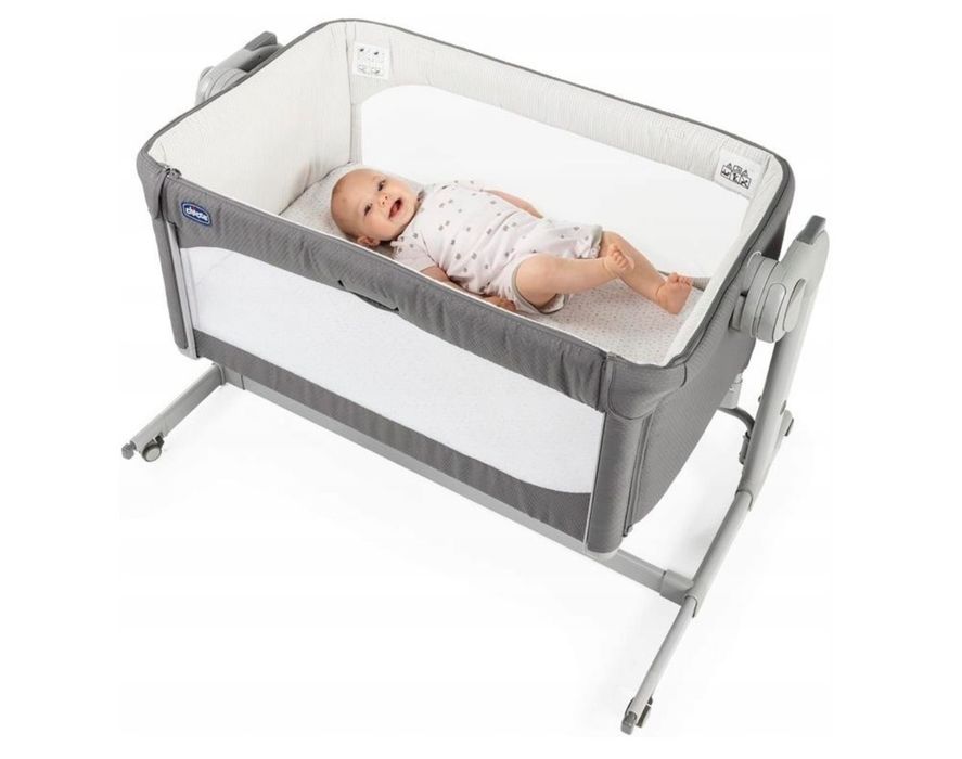 Chicco Бебешка кошара Next 2 Me Magic Evo Dark Grey