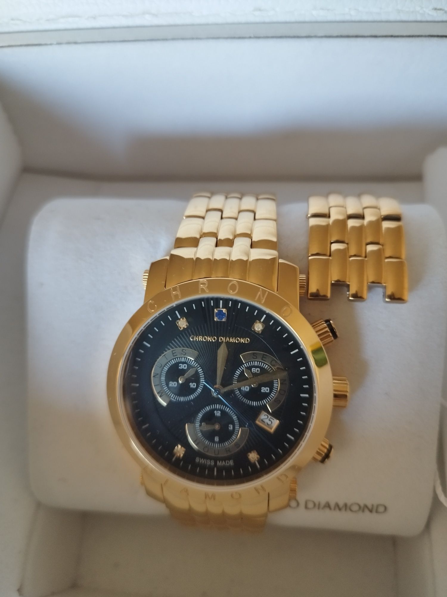 Chrono diamond swiss on sale made