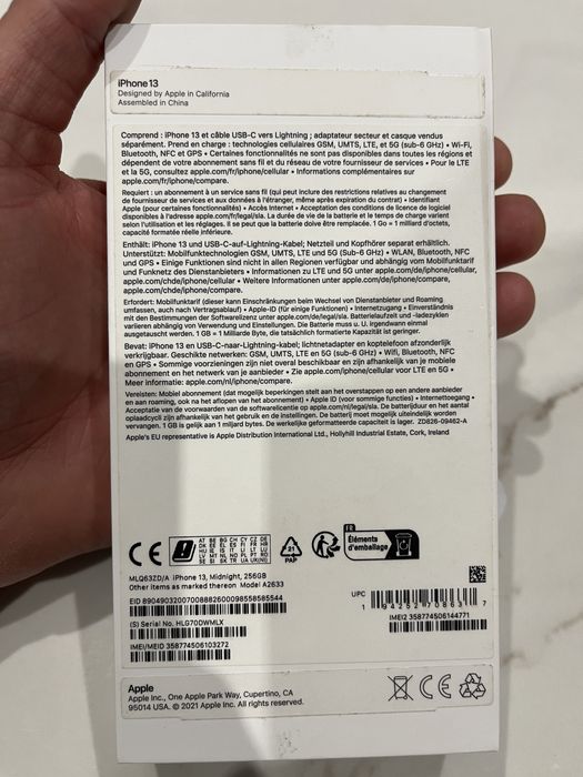 Iphone 13 256 Gb Black Черный в идеале