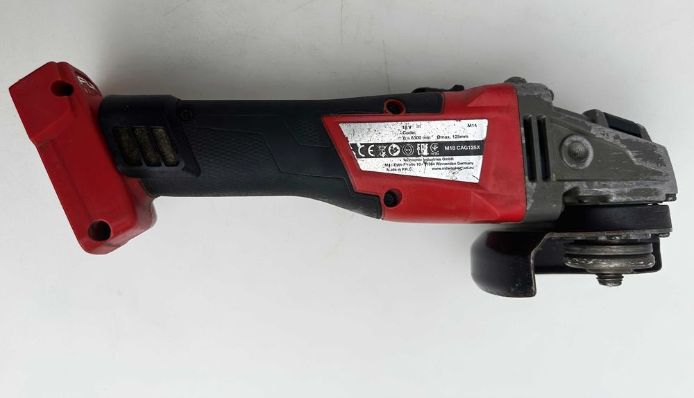 Milwaukee M18 CAG125X - Безчетков акумулаторен ъглошлайф 18V