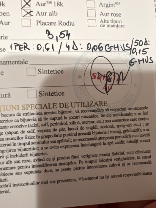 Lanț aur 18 k cu pandantiv cu diamante naturale și peridot
