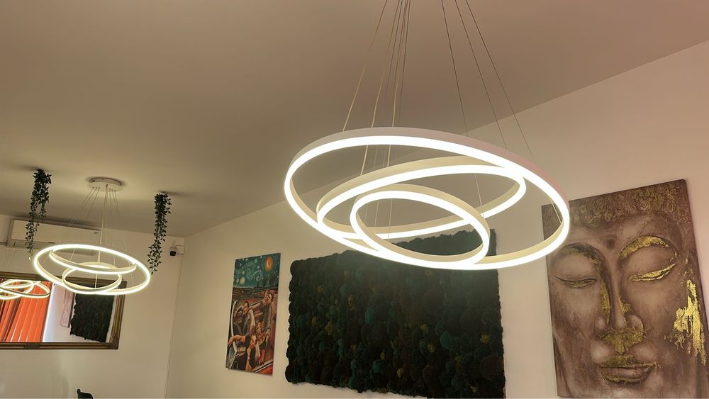Lustra led 4 tipuri de lumina