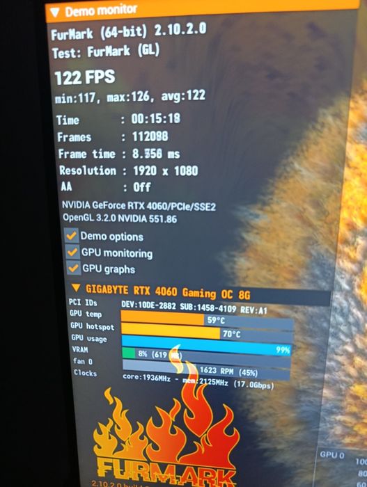 Видеокарта RTX 4060 8 GB