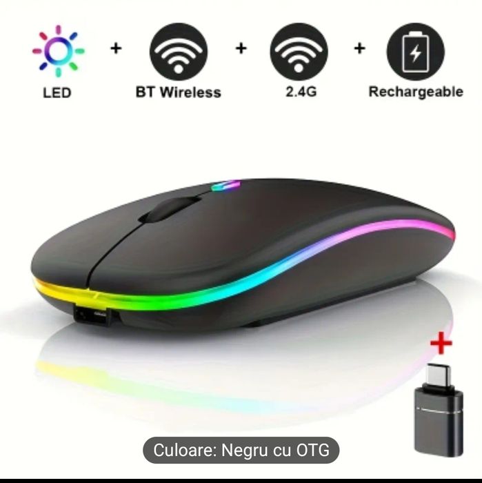 Mouse wirles cu acumulator!!