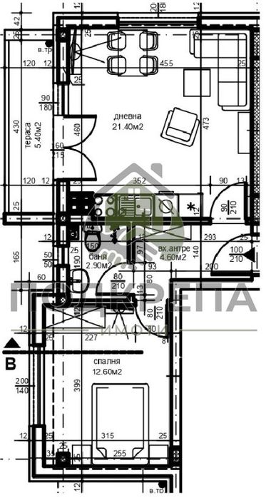 Продава се Двустаен апартамент в Пловдив, Христо Смирненски - 65 кв.м за 1107 €/кв.м - Снимка #5