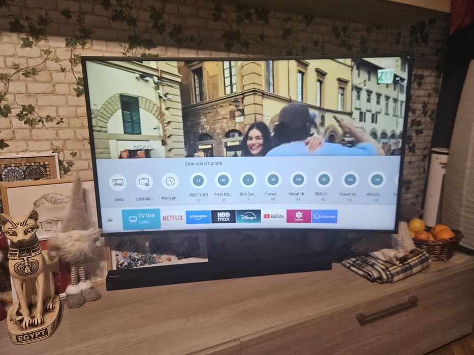 Smart tv 125cm curbat