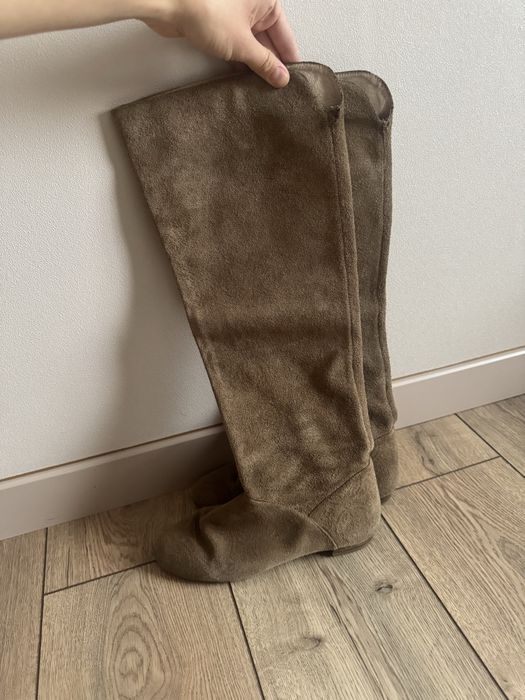 Сапоги бежевые весенне осенние