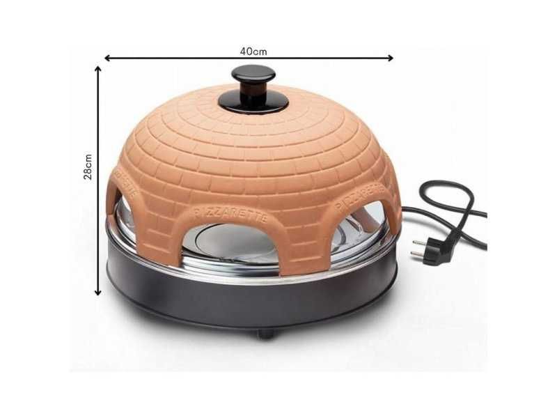 Фурна за Пица с Теракотен Капак Еmeriо Pizzarette PO-115984, 1200W