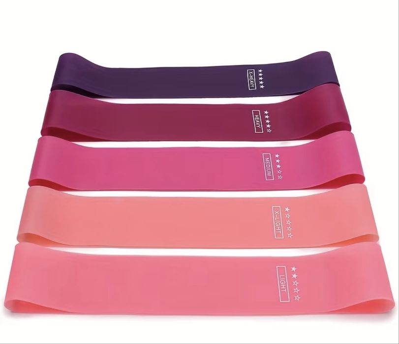 Нови фитнес ластици и елестична лента с дръжки