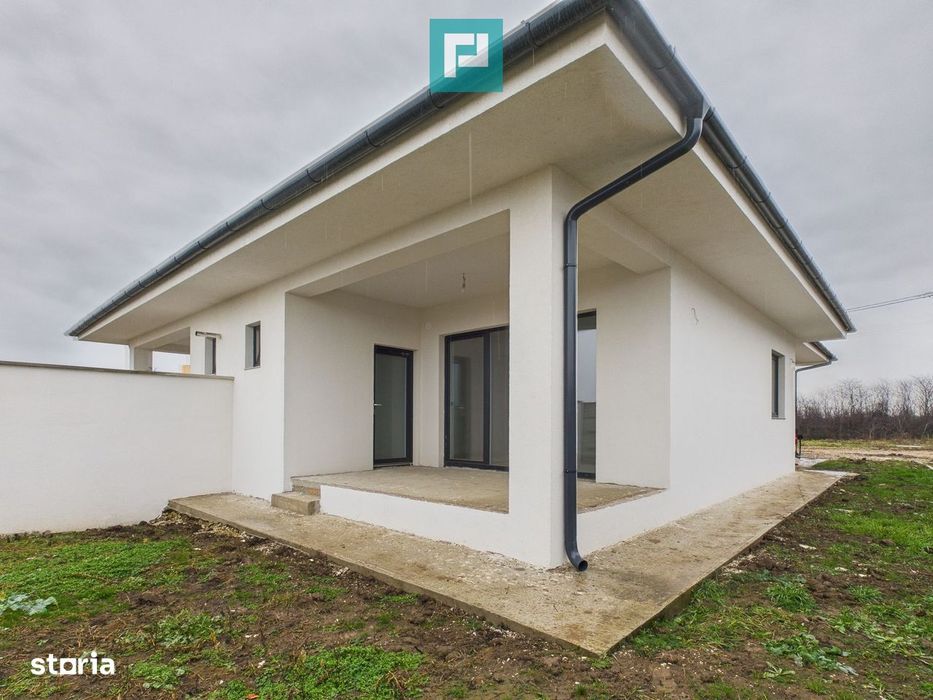 Casă nouă, modernă  la alb– Nojorid, jud. Bihor