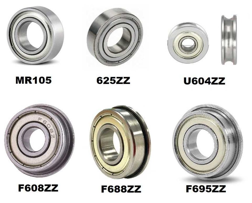 Миниатюрен сачмен лагер F608ZZ, F688ZZ 3D принтер