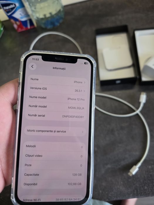 Iphone 12 pro 128gb baterie noua display nou