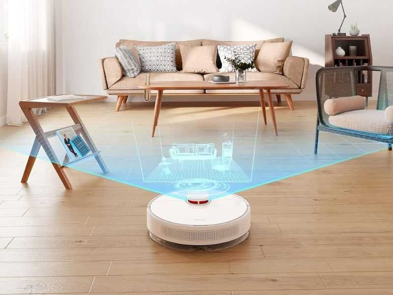 Робот Прахосмукачка Dreame D10 Plus, Бял