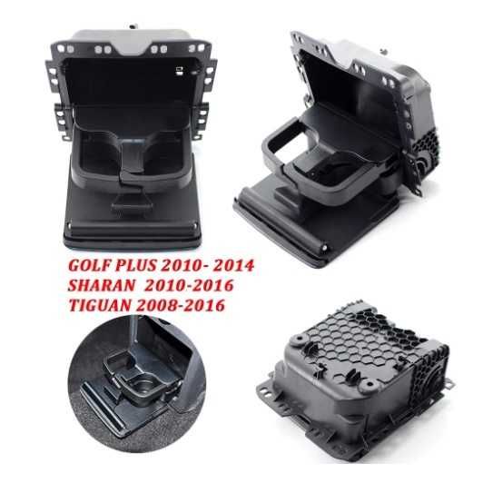 Suport Pahar din Cotiera Spate Pasageri VW Golf Plus Sharan Tiguan