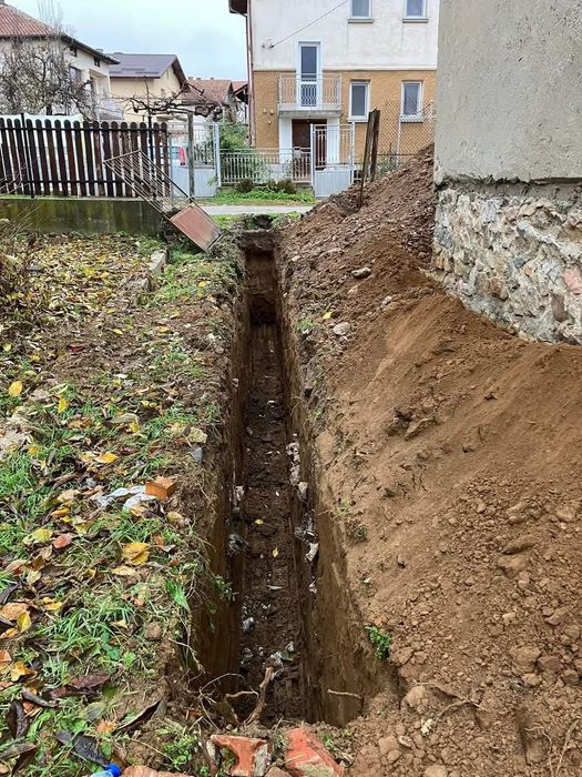 Услиги с мини багер,и самосвал