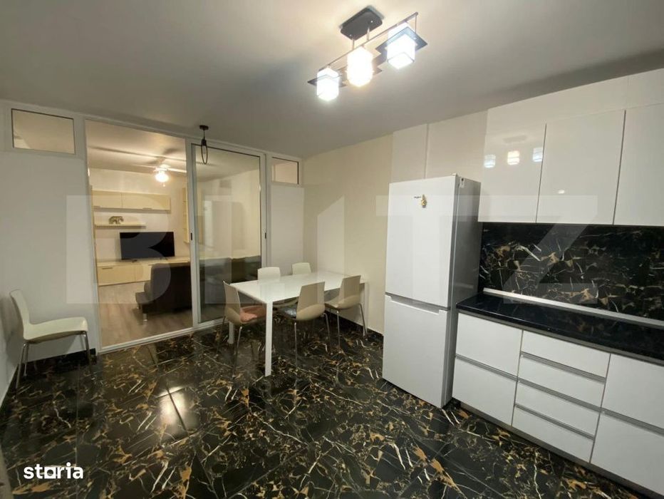Apartament 2 camere mobilat si utilat de 54 mp, parcare inclusa, zona