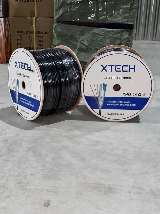 Xtech CAT5 CAT6 UTP/FTP внешний и внутренний кабель