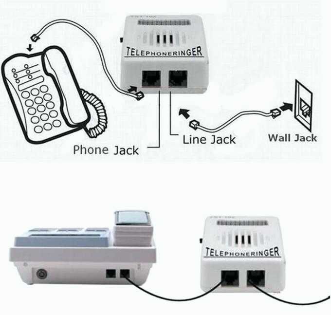 95dB Мигаща Аларма Усилвател Звук Стационарен Телефон Лош Слух Глухота