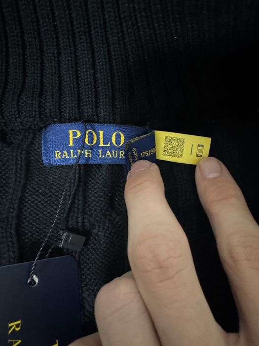 Half zip up Ralph Lauren Negru-M