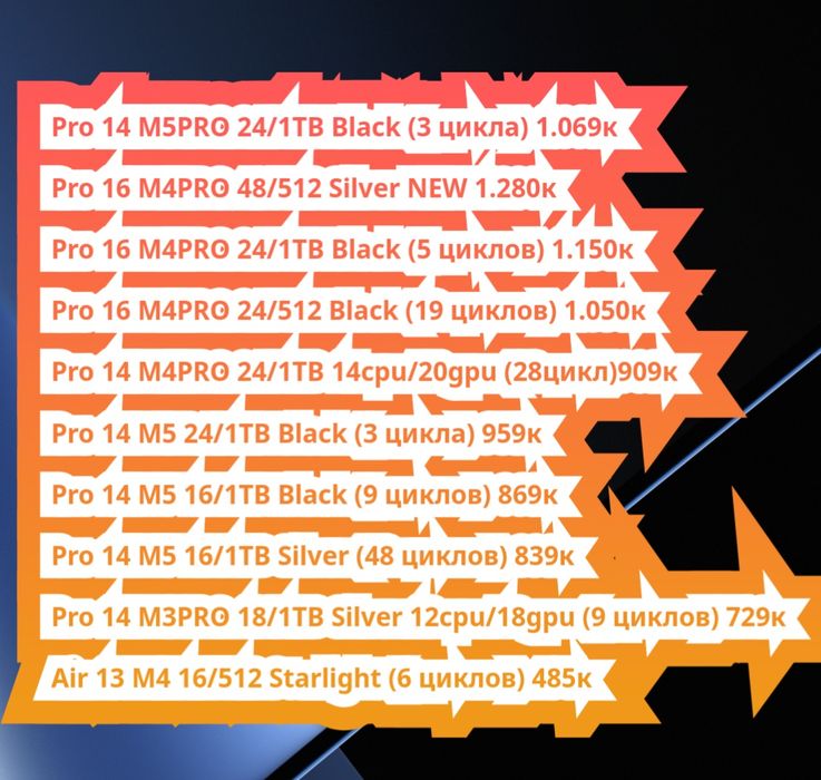 Apple MacBook Pro 14/16 M4PRO/M5PRO/M5