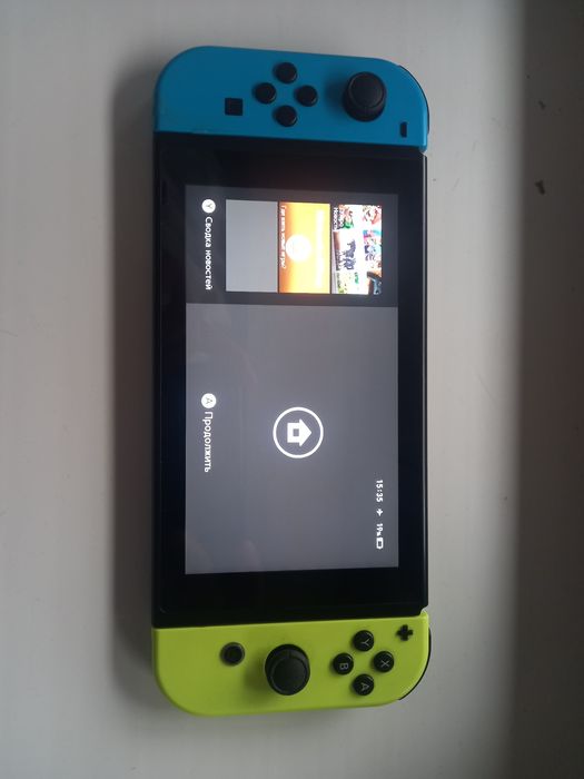 Прошитая Nintendo Switch rev2!