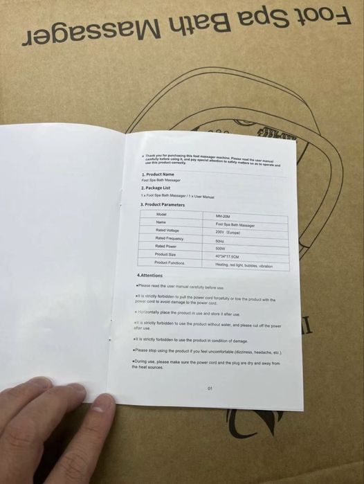 Гидромассажная ванночка для ног Оyoqlar uchun gidromassaj vannasi