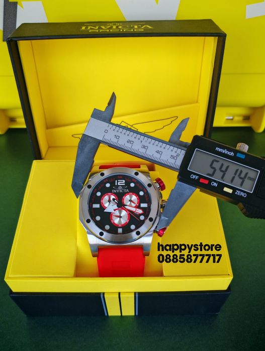 INVICTA Sea Hunter Red 54 mm, Инвикта нов ръчен часовник