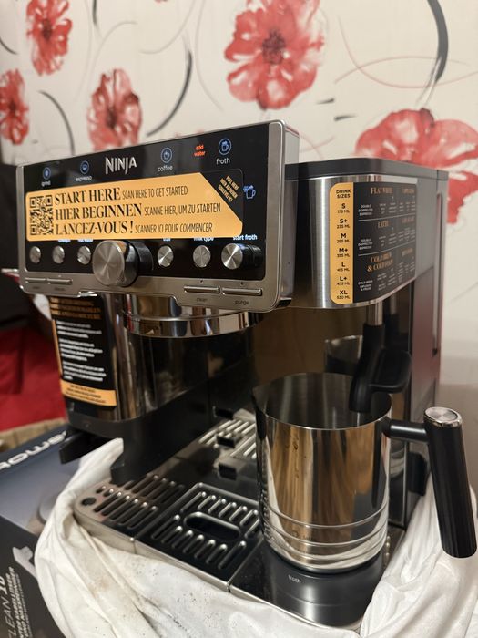 Кафемашина Ninja - Luxe Premier ES601EU 3 в 1, 11 bar, 2 l, сребриста