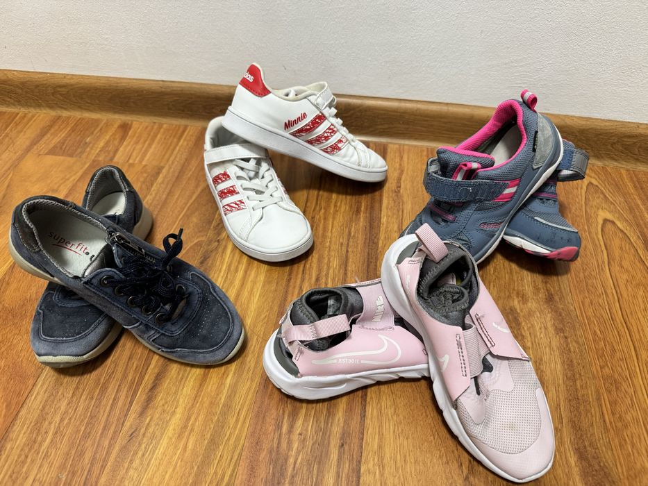 Lot încălțăminte fetițe - 29/30/31  - Nike, SuperFit, Adidas