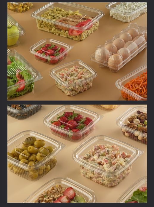 Производим одноразовые пластиковые контейнеры из пета