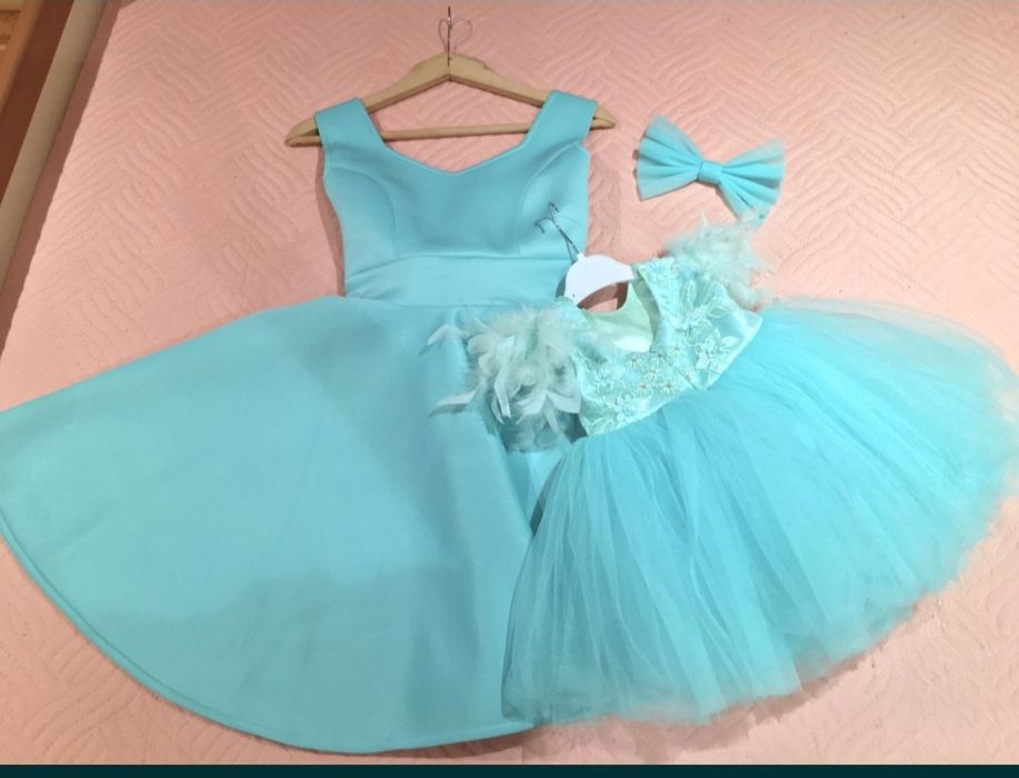 Рокля мама и бебе , S-M,80-86 см