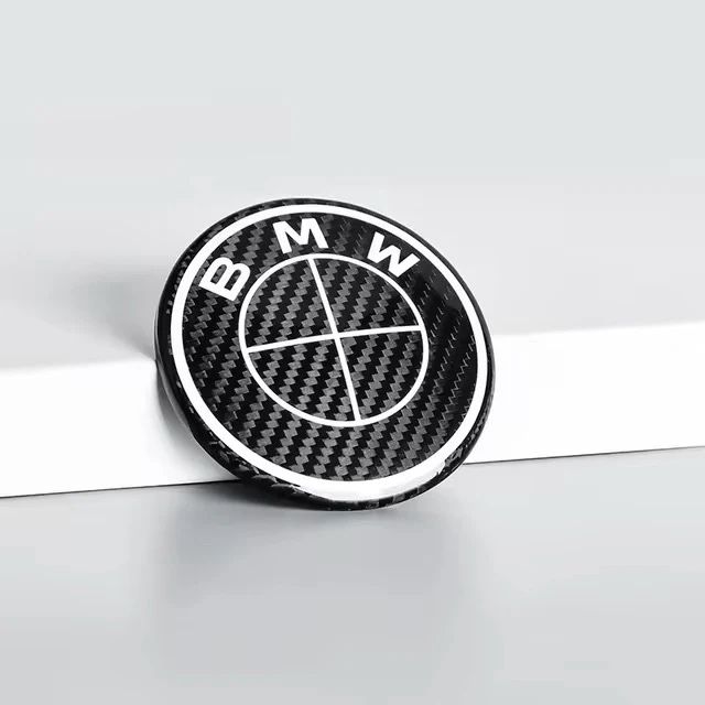 Emblema Carbon Forjat BMW F10 G30 G05 G06 F15 F16 X5 X6 F96 82mm