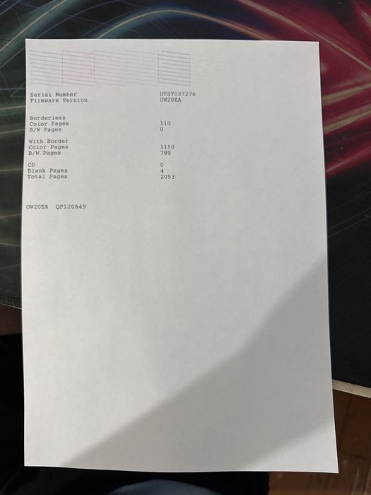 Epson stylus L850