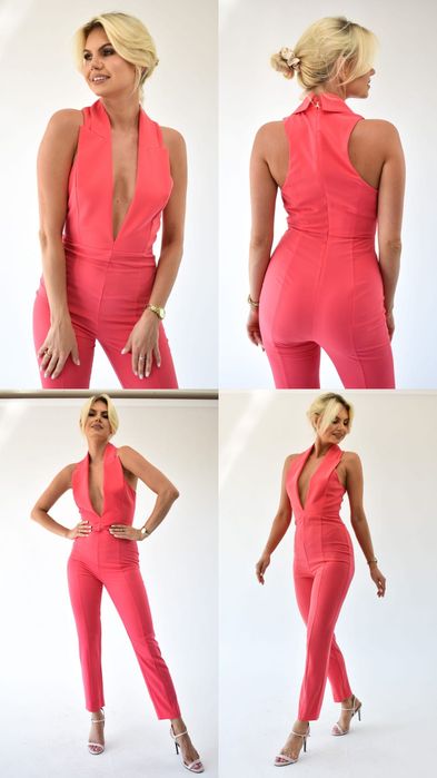 Patrizia Pepe нови оригинални гащеризон S, дълга розова рокля М размер