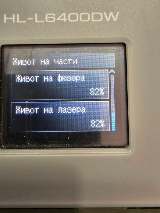ЗА ЧАСТИ Brother HL-L6400DW лазерен принтер за смяна на фолио и притискаща ролка