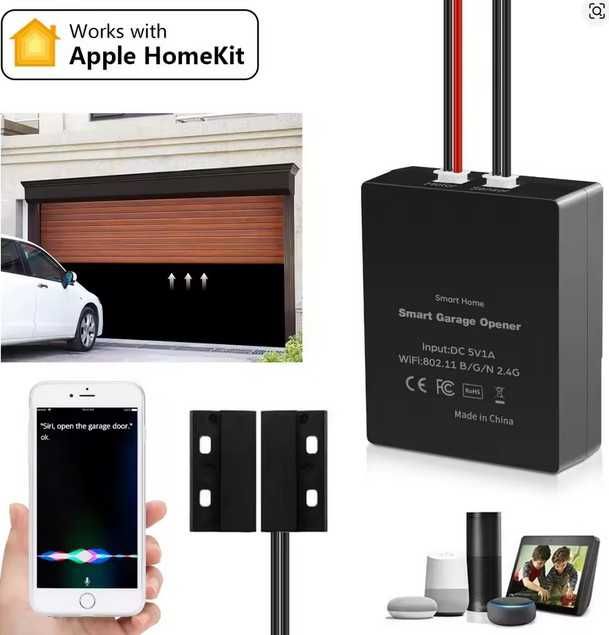 Apple HomeKit управление на гаражна врата