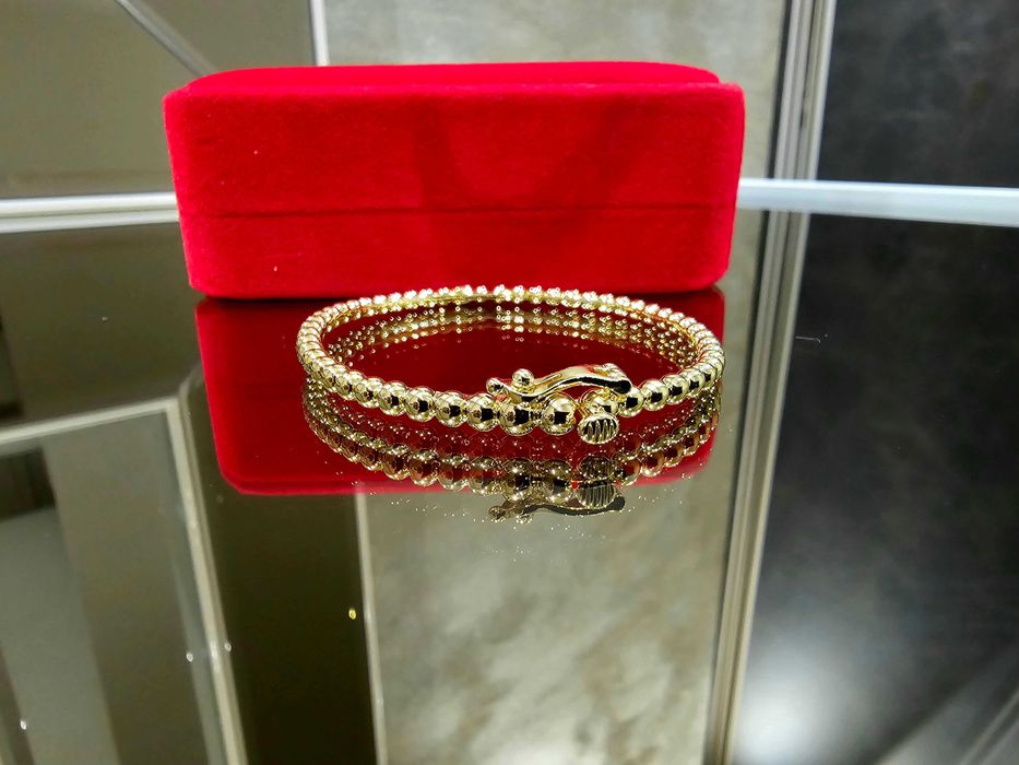 Van Cleef & Arpels VCA Gold Perlée Pearls Дамска Гривна