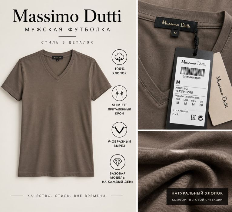 Massimo Dutti мужские новые вещи. Оригинал