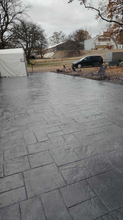 #Pavaj din beton amprentat #