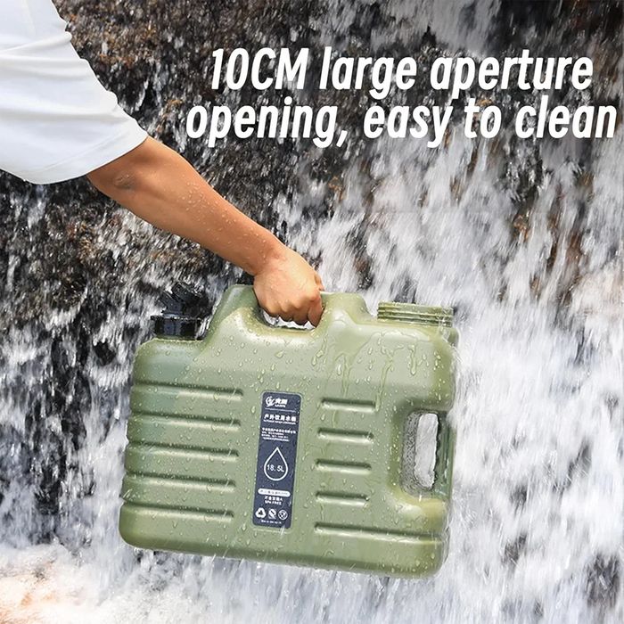 Canistră / bidon / rezervor pentru apă/vin cu robinet  - 18,5 litri