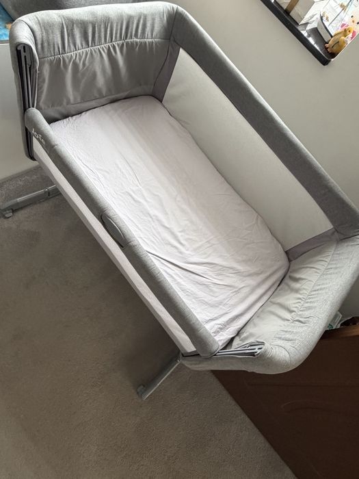 Бебешка кошара Joie - Next to me, Roomie, Gray Flannel