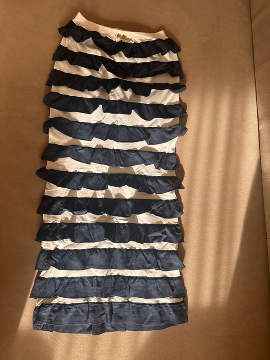 Къса лятна морска еластична рокля