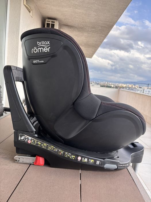 Стол за кола Britax Romer - Dualfix M Plus, IsoFix, i-Size, 61-105 cm, Space Black