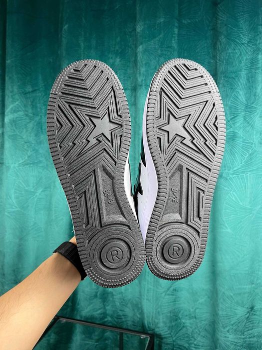 Adidasi bapesta alb-negru marimea 44