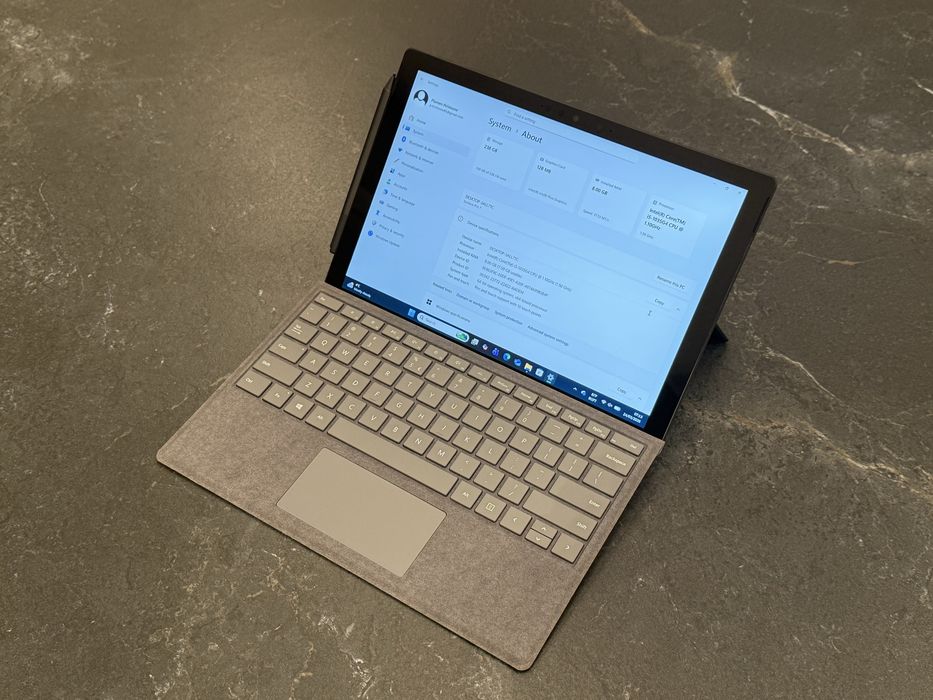 Microsoft Surface Pro 7,12.3", WQXGA+, тъчскрийн, Intel Core i5-1035G4