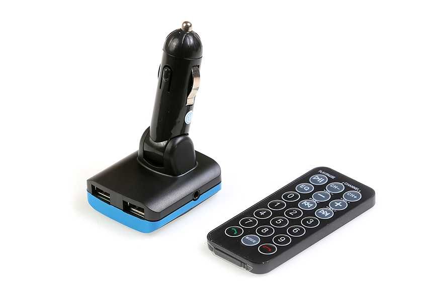 FM Трансмитер за кола, 2x USB и дистанционно